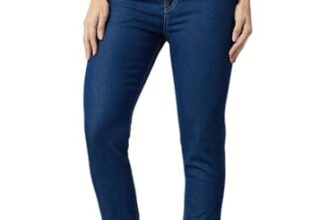 AKA CHIC Women’s Regular Rise Skinny Jeans (AKCB 1031_Mid Blue_28)
