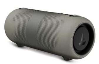Boat Stone 1200 Pro, 60W Boat Signature Sound, 76.2mm Drivers, TWS,7.5H Battery, Built-in Mic, Carry Strap,IPX6, Bluetooth Speaker, Wireless Speaker, Portable Speaker (Ice Grey)