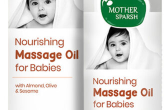 Mother Sparsh Nourishing Non Sticky & Moisturizing Baby Body Massage Oil for New Born Babies(200 ml)
