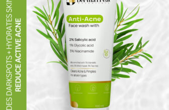 DermaTreat Essentials Anti Acne  With 2% Salicylic Acid, 1% Glycolic Acid & 3% Niacinamide for Active Acne, Pigmentation & Even Tone Skin Face Wash(100 ml)