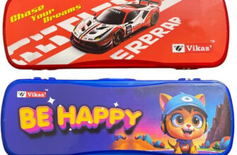 Vikas Cartoon Princess, Red Race car, Be happy, All Rounder Art Plastic Pencil Boxes(Set of 4, Multicolor)