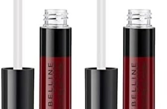 Maybelline New York Lipstick, Matte Finish, Non-Sticky and Non-Drying, Sensational Liquid Matte, 02 Soft Wine, 7ml (Pack of 2)
