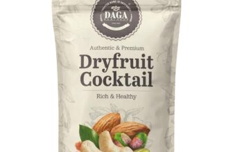 Daga Brothers Premium Dryfruit Cocktail | Flavoured Almond, Cashew, Pistachio, Raisins & Seeds Mix | High Fibre & Protein | No Preservatives | Healthy Mixed Dry Fruits Snack, 100gm