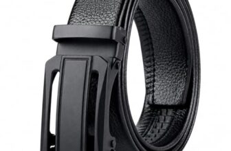 ZORO Vegan Leather Belt for Men | Black | RAB-54 (BLACK E02)