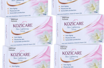 Kozicare Skin Lightening Soap with Kojic Acid & Arbutin (Pack of 6)(450 g)