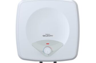 Symphony SELESTA Geyser 15 Litre Storage Water Heater | BEE 5 star Rating Energy Efficient | 2KW Heating Element | Titanium Pro Glassline Tank|Warranty: 7 Yr Tank, 3 Yr Heating element, 2 Yr Product.