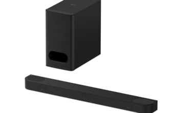 Sony Bravia Theatre Bar 6 HT-BD60 5.1(3.1.2 ch) Dolby Atmos Soundbar with Wireless Subwoofer, 2-Upfiring Speakers, S-Force & Vertical Surround Engine, Bluetooth, HDMI eARC.