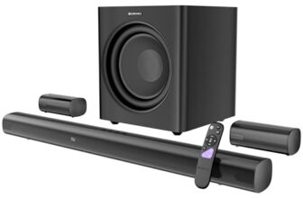 Zebronics Juke Bar 9560 950W Soundbar 2026 Launch, 5.1 CH Surround Sound, Dolby Audio, 30.48cm Wireless Subwoofer, Dual Rear Satellites, BTv5.3, HDMI ARC, USB, LED Display, Wall Mountable