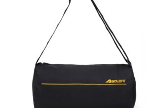 Boldfit Gym Bags for Men Compact 17 L Sports Duffle for Women Unisex Duffle Bag for Carry & Travel Adjustable for Shoes Towel Duffel Sports Bag 17L