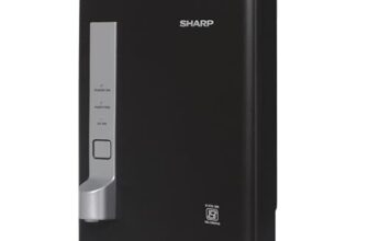 SHARP UV Water Purifier I 5-Stage Purification I CeroSilver Technology | Smart LED Indicators, and Halo Light |Suitable for all water sources I WJ-US004B-ES