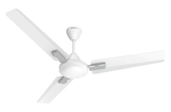 Havells 1200mm Ambrose Neo Energy Saving Ceiling Fan| High Speed, High Air Delivery| Strong & Powerful Motor| Air Delivery: 220 m³/min| Speed: 370 RPM| 2 Year Warranty|(Pack of 1,Elegant White)