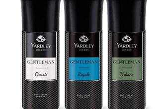 Yardley London Gentleman Range Deo Body Spray Tripack (Classic + Urbane + Royale) for Men, 150ml Each (Pack of 3)