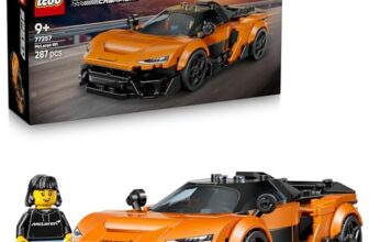LEGO Speed Champions McLaren W1 – The Real Supercar with 1 Minifigure – Race Car – 77257