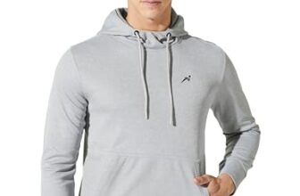 Amazon Brand – Symbol Men’s Hoodie Sweatshirt_A23-SYA-SW-05_Grey Melange_L