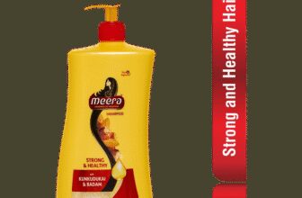 Meera Strong And Healthy Shampoo,With Badam and Kunkudukai,Paraben Free(1000 ml)