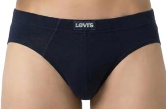 Levi’s Cotton Men’s Style #011 Comfort Regular Fit Solid Brief (#011-Brief-Navy-P1_Navy_Xl)