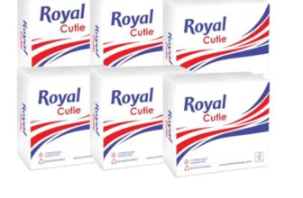 Royal Cutie 1-Ply Tissue Paper Napkins for Dining Table |Pack of 6 (90 Pulls Per Pack, 540 Sheets) | Extra Soft Paper Tissue, Perfect for Events, Parties, & Everyday Use