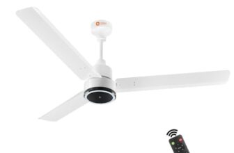 Orient Electric 1200 mm Zeno BLDC | BLDC energy saving ceiling fan with Remote |BEE 5-star rated | Saves up to 50% on electricity bills | 3-year warranty by Orient | White, pack of 1