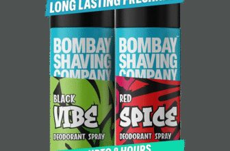 BOMBAY SHAVING COMPANY Red Spice & Black Vibe 150ml x 2 Combo Deodorant Spray  –  For Men(300 ml, Pack of 2)