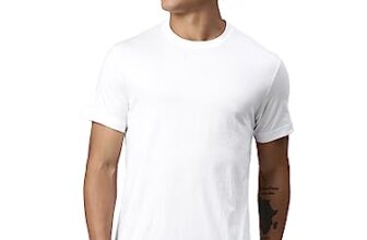 Levi’s Cotton Men’s Plain Regular Fit T-Shirt (PR681413_White XL)
