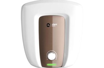 Orient Electric Aquator Edge Geyser|25L Storage Water Heater| Faster Heating with Whirlflow Technology| Ultra Diamond Glassline Tank | BEE 5-star rated | High Rise Compatible |5 years tank warranty