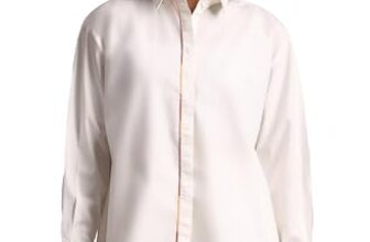 Zaccai Women’s Cotton Shirt Top with Shorts Set (ZAA24CD00057_White