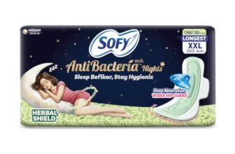 Sofy Women Anti Bacteria Longest XXL Sanitary Pads |Night Protection|Wider Hip Guard| Deep Absorption | Herbal Shield | Hygiene & Herbs | XX-Large, Pack Of 30