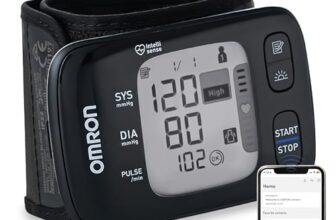 Omron HEM 6232T Wrist Blood Pressure Monitor (Black)