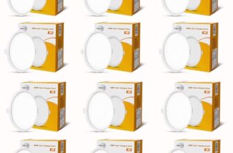 wipro Garnet 6W Wave CCT Round Panel | Colour Changing Panel | Warm White, Neutral White, Cool White | Slim Border & Sleek Design | Recessed Downlighter for False Ceiling |Cutout 100mm| Pack of 12