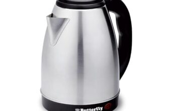 Butterfly Evo Pro 1.5L Electric Kettle | 1350 W | 360 degree Swivel Power Base | Auto Shut Off | For Hot Water, Tea, Coffee, Noodles | Dry Boil Protection