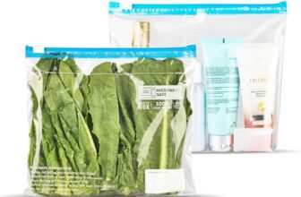 Fredbett Multipurpose Storage Bags | Slider | 10 Bags | 21.3 x 18 cm | zip lock bags small | ziplock pouches | Reusable and Reclosable | Food Grade | Leak- Proof | Microwave Safe