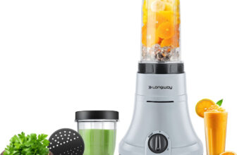 Longway Sage 500 W Juicer Mixer Grinder(Sage | 2 Jars | Black, Grey)