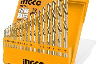 Ingco 19PCS HSS Twist Drill Bits Set (AKDB1195)