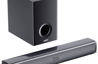 Mivi Fort H160 Soundbar, 160 Watts, 2.1 Channel, Multi-Input and EQ Modes, BT v5.1 160 W Bluetooth Soundbar(Black, 5.1 Channel)