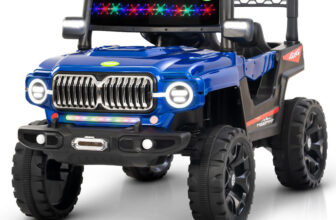 baybee Elento Electric Jeep Ride on Baby Battery Jeep/Car for Kids with Light & Music Jeep Battery Operated Ride On(Blue)