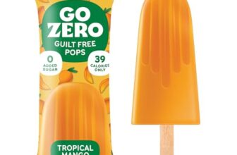 Go Zero Tropical Mango Guilt Free Fruit Pops 60 ml