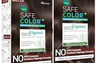 Vegetal Safe Color Dark Brown 3.0, 70ml. (Pack of 2) Permanent Gel Hair Colour, Organic Herbs Blend, Chemical-Free, 100% Grey Coverage