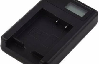 Power Smart LP-E10 LCD USB Charger indicator display. 1-Slot Ion Camera Battery Charger  Camera Battery Charger(Black)