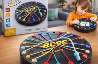 GRAPHENE Rope Challenge Puzzle Board Game for Kids Adults 5-14 Years Brain Teaser Logic Multi-Level Strategy Travel Family Fun Problem-Solving Memory Development Stress Relief Educational STEM Toy