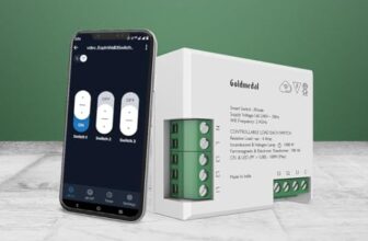 Goldmedal WiFi 3 Node Smart Switch |Compatible with Alexa,Google Assistant|No Hub Required |Home Automation|(White)