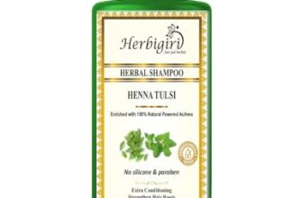 Herbigiri Herbal Henna & Tulsi Shampoo 210ml, Green