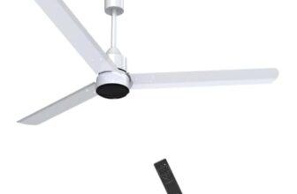 V-Guard Zenair BLDC Ceiling Fan for home | 1200 mm | BEE 5-Star Energy Saving | High-Speed BLDC Motor (370 RPM) | Remote Control with 6 Speeds, Wind & Reverse Modes | 2-Year Warranty | White