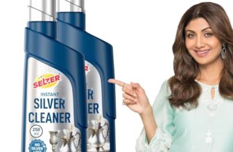 Selzer Silver Dip Cleaner Liquid – 250 ml | Instant Silver Cleaner & Tarnish Remover for Pooja Items, Utensils & Jewellery | Silver Shine Cleaning Liquid for Silverware & Ornaments (Pack of 2)