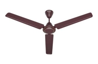 LEDVANCE Windy Ceiling Fan 1200mm | 400 RPM Speed | Low Power Consumption | Higher Air Delivery | BEE Star Rated | Heavy Motor | Suitable for Room, Schools & Offices | 2 Year Warranty – Brown