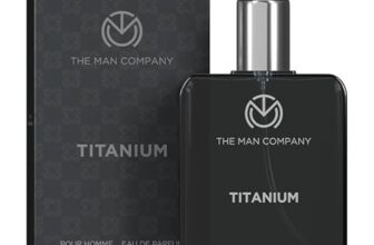 The Man Company Titanium Perfume for Men – 50ml | Premium Long-Lasting Fragrance | EDP for Men (Eau De Parfum) | Valentine gift Set for Boyfriend, Husband