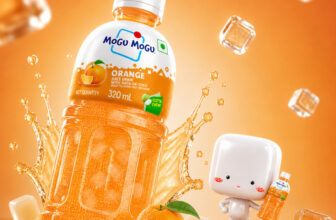Mogu Mogu Orange Juice with Nata de Coco(320 ml)