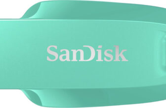 SanDisk Ultra Curve 64 GB Pen Drive Compatible with Desktop Computer, Laptop, Television USB 3.2 Plastic Case(Green)