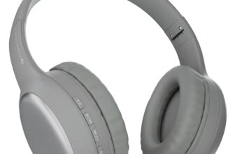 Zebronics Thunder Max (2026 Upgrade) Wireless Headphones, BT v6.0, Up to 120hrs Playback, 40mm Drivers, ENC, Gaming Mode, Dual Pairing, AUX, Rapid Charge, 3 EQ Modes, Voice Assistant (Grey)