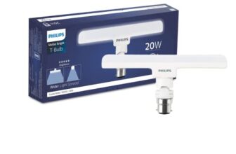 Philips Stellar Bright 20-watt LED T-Bulb, Base B22 (Crystal White) – Pack of 1