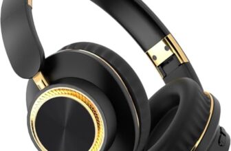 COREGENIX H8 Over Ear Headphones with ENC Noise Cancellation, Upto 50 Hrs Playtime, Fast Charging, in-Built ENC Mic, 40mm Titanium Bass Drivers, Super Soft Cushion, AUX in, Foldable Design